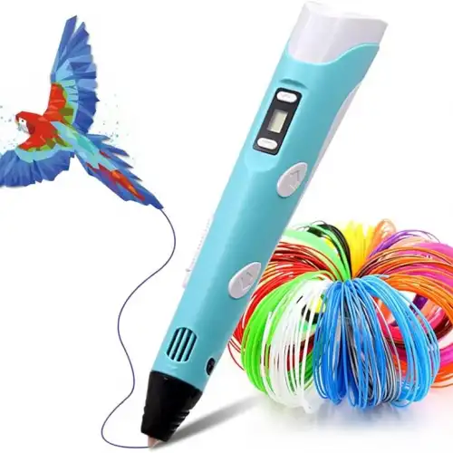 3d Kalem - 3d Pen Baskı Kalemi Yazıcı Printer + 5 Renk Filament