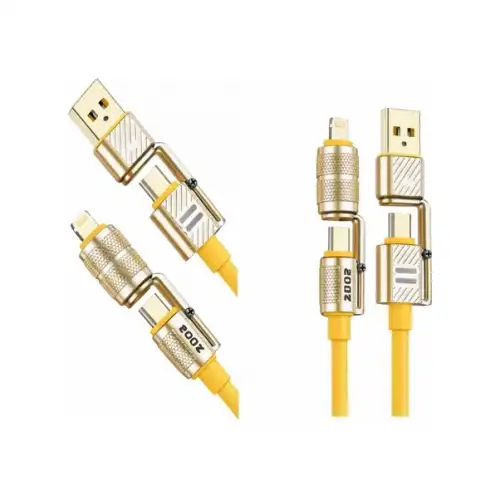 Platoon Pl-8631 4in1 Hızlı Şarj Ve Data Kablosu Type-c / Lightning / Micro Usb
