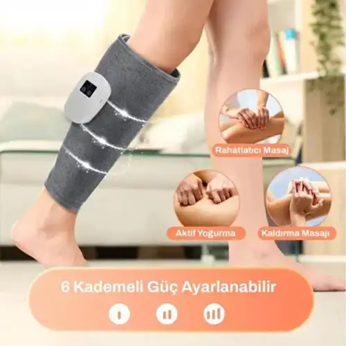 Egonex Şarjlı,Isıtmalı ve Sıkma Diz ve Baldır Masaj Aleti