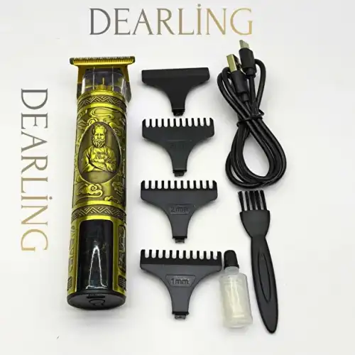 Dearling RF-1867 Profesyonel Saç ve Sakal Tıraş Makinesi - Dijital Göstergeli, Retro Tasarım