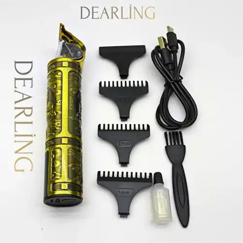Dearling RF-1867 Profesyonel Saç ve Sakal Tıraş Makinesi - Dijital Göstergeli, Retro Tasarım
