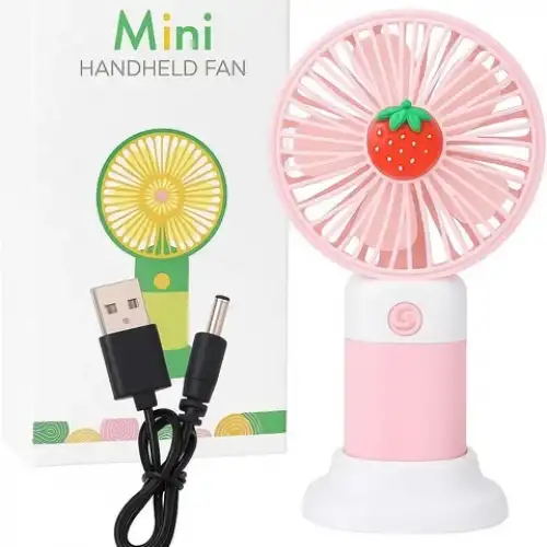 Mini Fan Meyve - Çocuklar için Havalı ve Sevimli El Fanları
