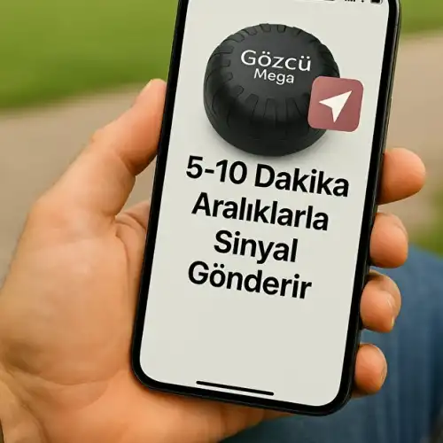 Gözcü Mega Android ve İos Uyumlu Takip Cihazı 3 Yıl Pil Ömrü Geçmişe Dönük Konum Gps Araç Motor Çocuk Gizli