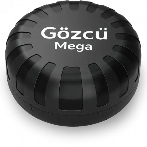 Gözcü Mega Android ve İos Uyumlu Takip Cihazı 3 Yıl Pil Ömrü Geçmişe Dönük Konum Gps Araç Motor Çocuk Gizli