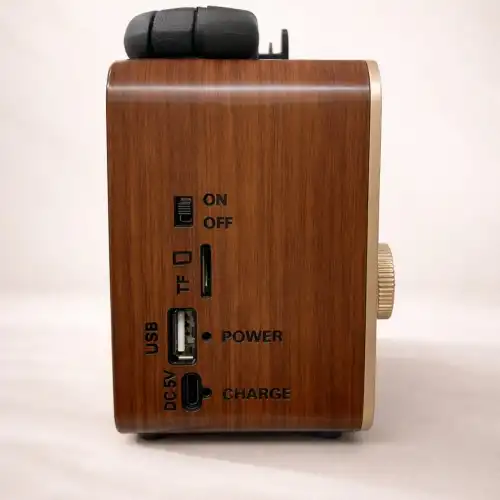 Egonex Nostalji Solar Güneş Enerjili Ledli Bluetooth/USB/SD Kart/ Radyo Müzik Çalar YG-1085mini-S