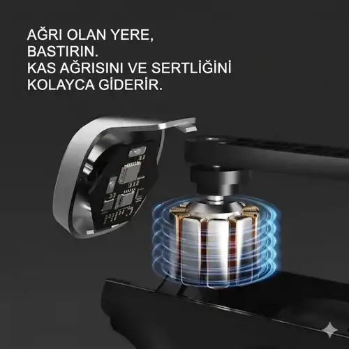 Gold Orion Profesyonel 4 Kademeli Şarj Edilebilir Kas Rahatlatıcı Masaj Tabancası OR-800