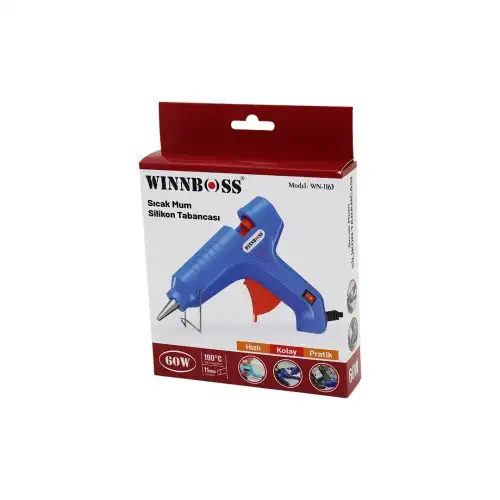 Egonex Wınnboss Wn-1163 ( 60w ) ( Anahtarlı ) ( Sıcak ) ( Kalın Mum ) Silikon Tabancası ( 190℃ & 11mm )*70