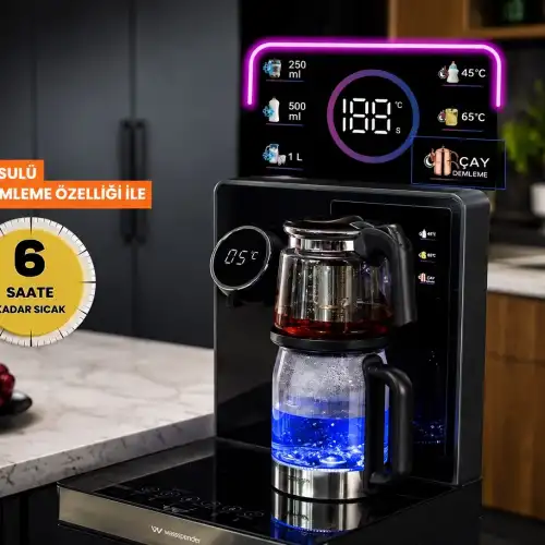Wasspender WS-300 Akıllı Su Sebili - Gizli Damacanalı - Dokunmatik Ekran
