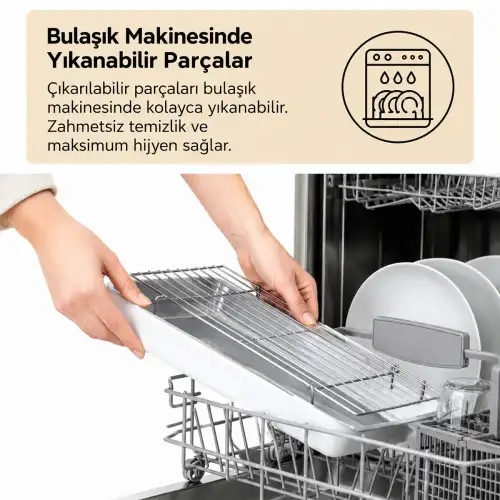 Egonex Sinbo Sbg-7102 Elektrikli Izgara (kokusuz & Dumansız) (5 Kademeli Termostat=100-260℃) ( Yapışmaz ) (kolay Temizlenir) (2000w)*2