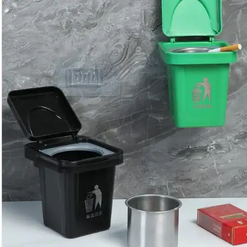 Çöp Kovası Tasarımlı  Küllük
