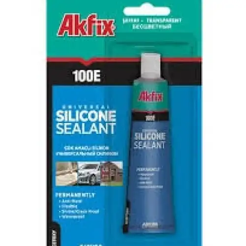 Egonex Akfix 100-e  Sa-111 Aku-07  Şeffaf ( Tüp ) Silikon 50 Ml*24x8