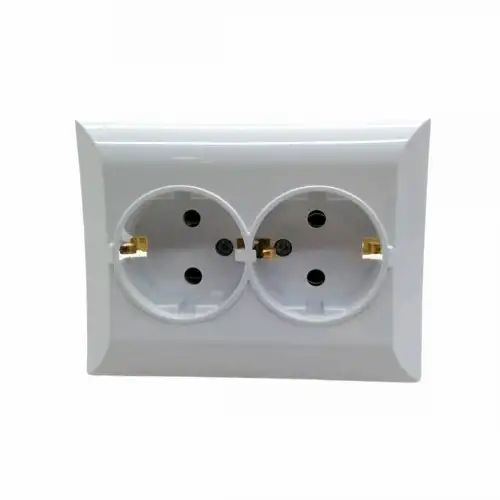 Egonex Atom Topraklı 2li Priz*12x10
