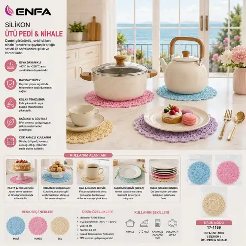Egonex Enfa Enf-1085 ( Silikon ) Nihale Renkli*12x10