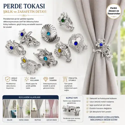 Egonex Esra Perde Tokası*100x1