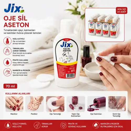 Egonex Jix Oje Sil Aseton ( 70ml )*24x12