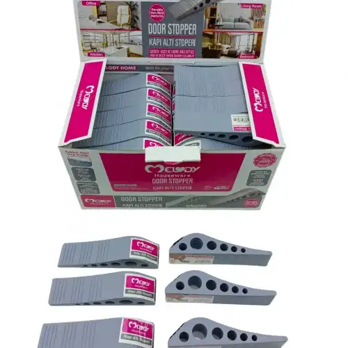 Egonex Melody M-069 ( Gri ) ( Esnek Plastik ) Kapı Altı Stoperi*60=k