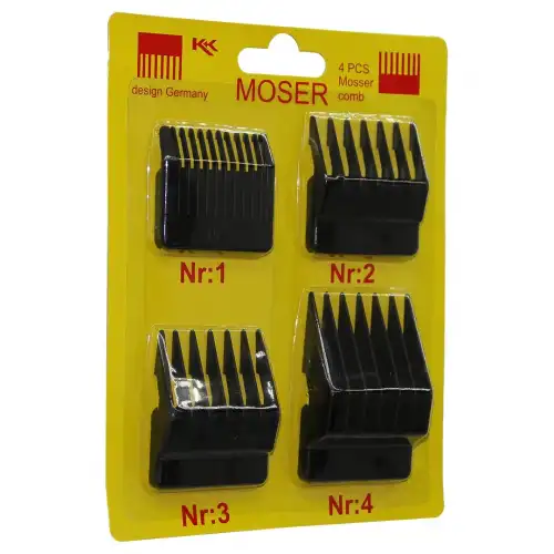 Egonex Moser 4pcs Makine Tarak Set*160