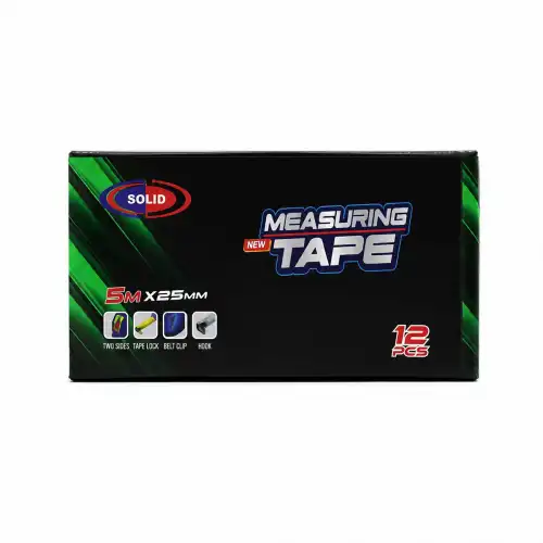 Egonex Solid Measurıng Tape  ( 5mtx25mm ) Lux Şerit Metre *12x16