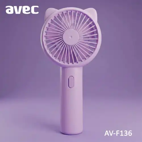 Egonex USB Şarjlı Mini El Fanı Mor AV-F136