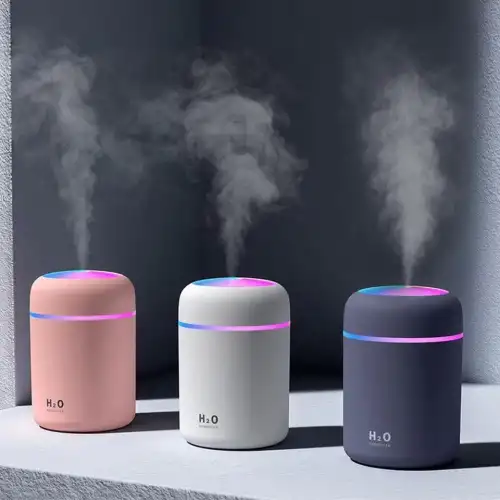H2o Led Işıklı Mini Oda Hava Nemlendirici