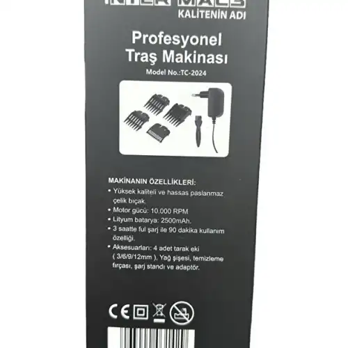 İnter Mac3 İntermac Tc-2024 Profesyonel Çelik Bıçak Ve Gövdeli Tıraş Makinesi