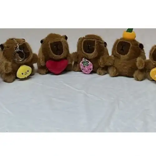 Kapibara Peluş Anahtarlık