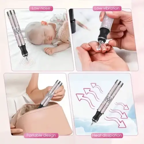 Egonex 13 In 1 Şarjlı Tırnak Törpüsü Ve Frezesi Seti, Manikür Ve Pedikür Cihazı