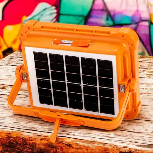 Panther Pt-200w Usb Şarjlı Solar Projektör