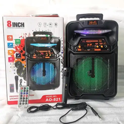 Platoon PL-4680 Bluetooth/Sd/Usb Girişli 8Kumandalı Işıklı Müzik Kutusu
