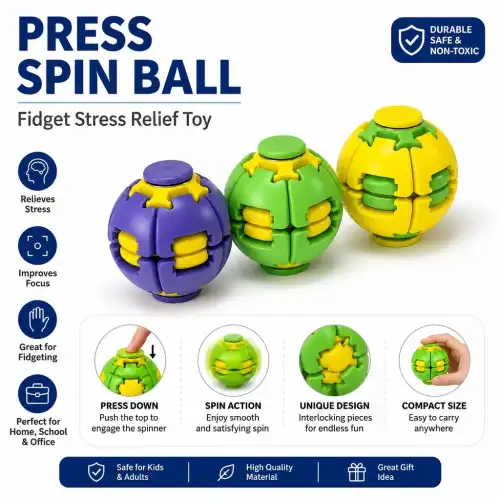 Spinner Ball Hız ve Stres Topu
