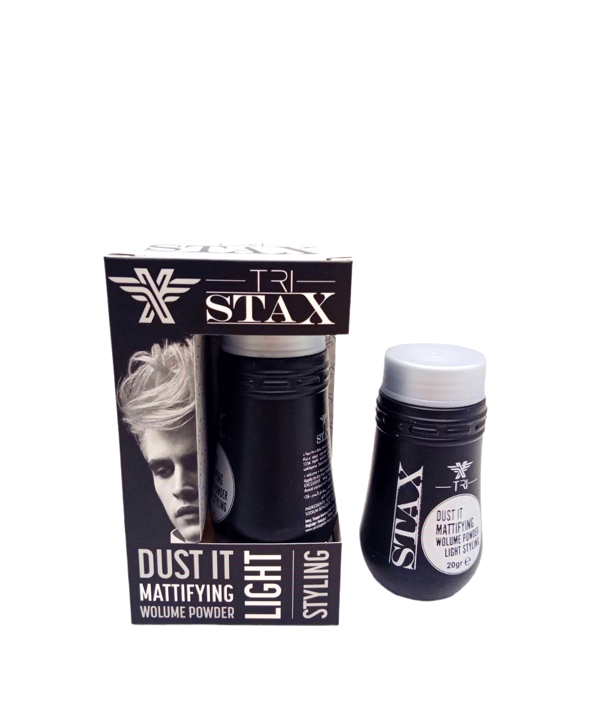 Egonex Stax Wax ( Lıght ) ( Pudra ) ( Siyah Kutu ) Saç Şekillendirici 20gr*56