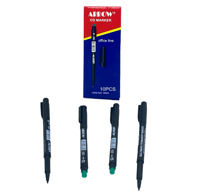 Egonex Arrow ( Siyah ) Cd Marker Kalemi*10x12