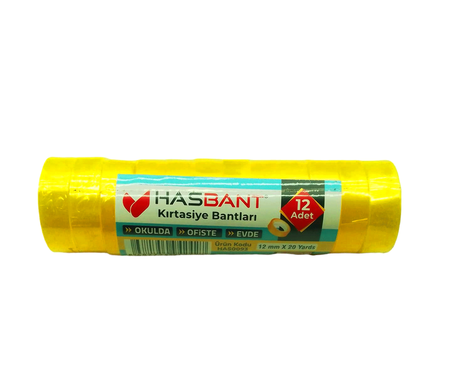 Egonex Hasbant Has-0093 Para Bantı 12mmx20yrd (18mt) ( Bandı )*12x120