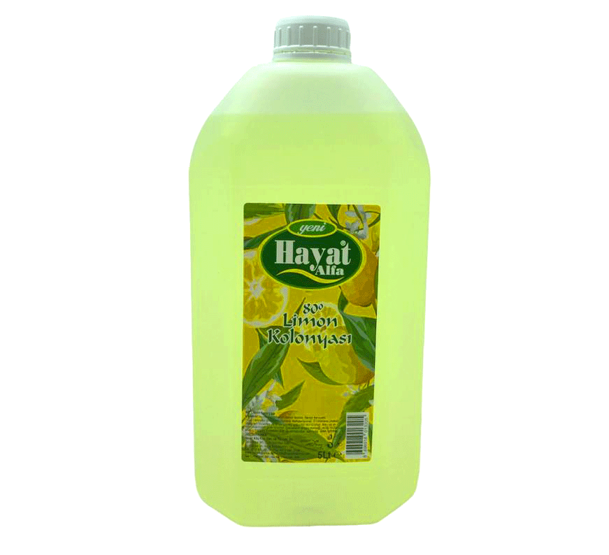 Egonex Hayat ( 5lt ) ( Limon ) Kolonya Bidon*6