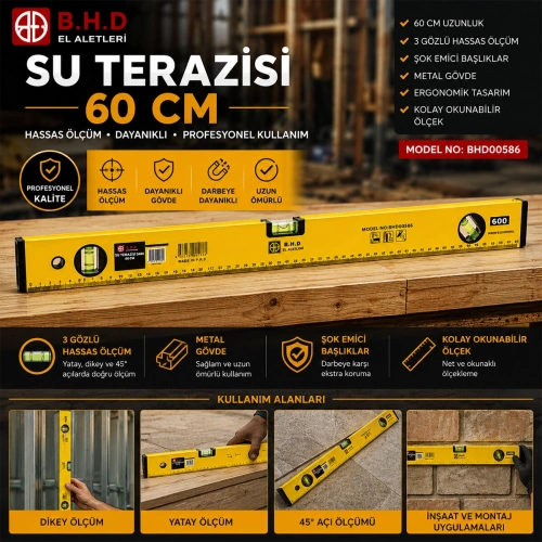 Egonex Bhd-00586 ( 60cm ) Su Terazisi  ( Metal )*60