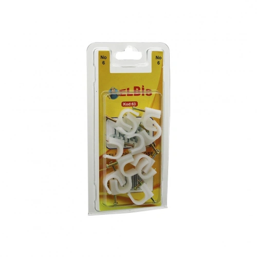 Egonex Elbis-63 ( No-6 ) Çelik Çivili Kroşe*12x24