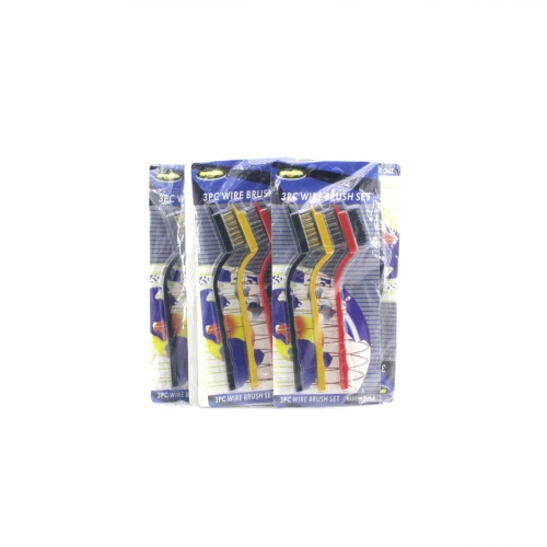 Egonex Enfa Enf-812b ( 3pcs ) Mini Tel Fırça Seti ( Renkli Saplı )*10x30