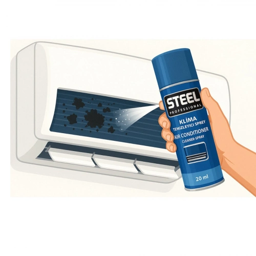 Egonex Steel Ck-3247 Klima Temizleyici Sprey ( 200ml )*30