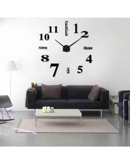 3d Wall Dıy Clock Yeni Nesil 3d Duvar Saati