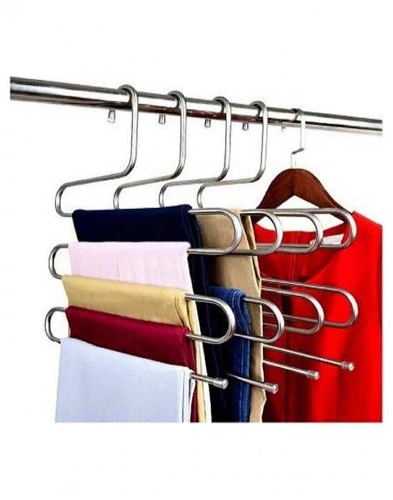 5 Katlı Pantolon Eşarp Askısı Metal Egonex