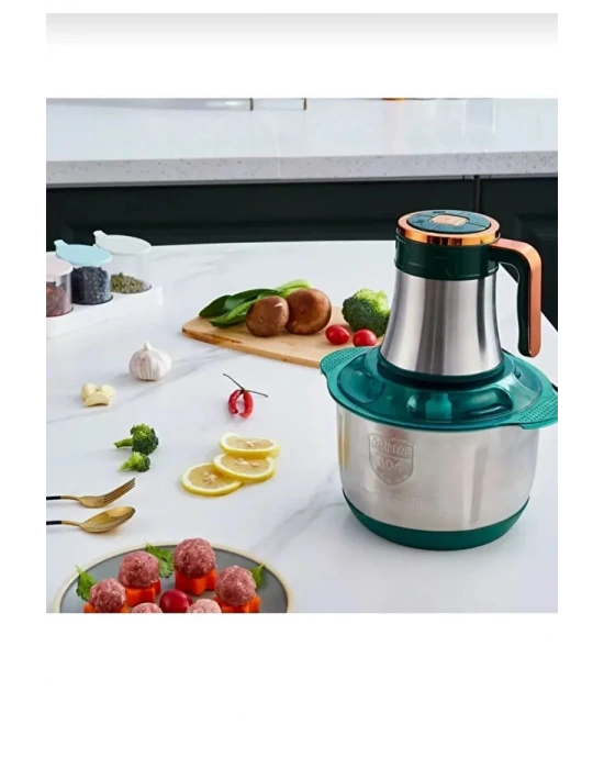 5 Litre 5 Bıçaklı Blender Kıyma Dograyıcı Robot Rondo