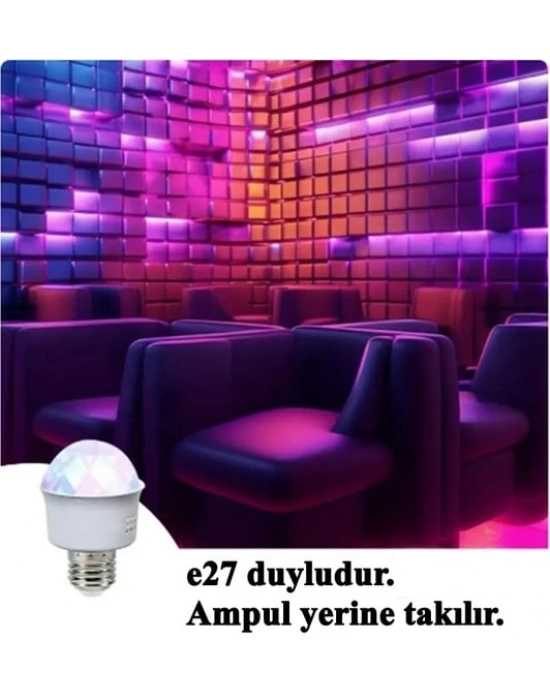Egonex Mini Disco Ampulü, Led Ac85-260v
