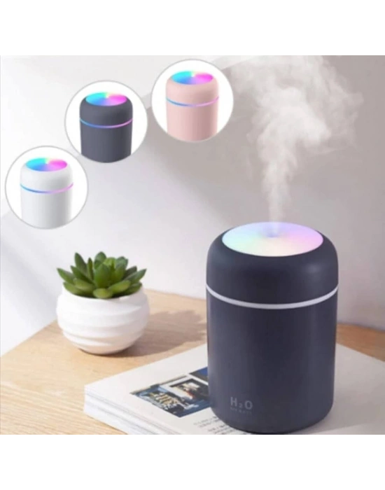 Dempower Dp-315b Usb Colorful (klasik) (300ml) (h2o) (mini) (usb Şarj& Işıklı) Hava Nemlendirici &buhar Makine &koku Giderici*100