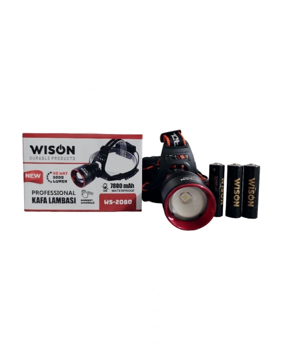 Wison Ws-2080 Profesyonel Kafa Lambası 3000 Lümen 40 Watt