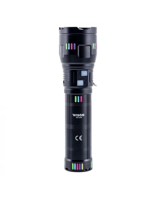 Wison Ws-1150 Uzun Menzilli 60 Watt 5500 Lümen Profesyonel Güçlü El Feneri