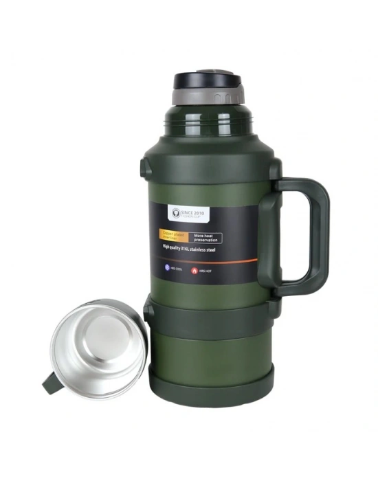 Safe Paslanmaz Çelik 3.2 Litre Termos 48 Saat Sıcak Soğuk Tutma