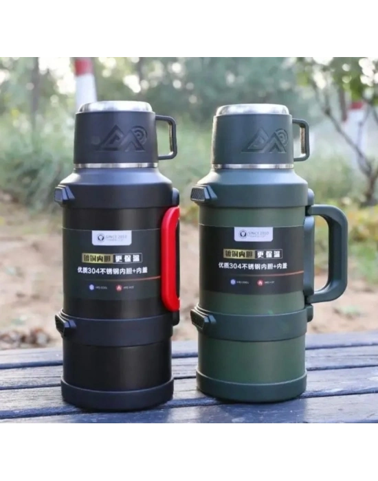 Safe Paslanmaz Çelik 3.2 Litre Termos 48 Saat Sıcak Soğuk Tutma