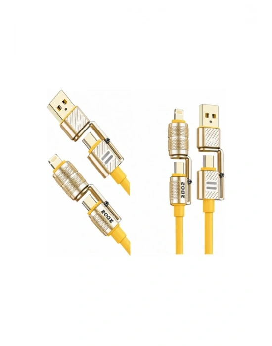 Platoon Pl-8631 4in1 Hızlı Şarj Ve Data Kablosu Type-c / Lightning / Micro Usb