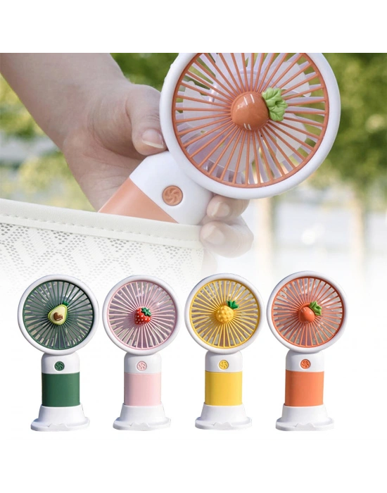 Mini Fan Meyve - Çocuklar için Havalı ve Sevimli El Fanları