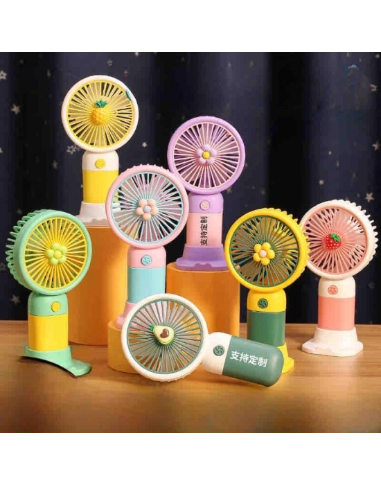 Mini Fan Meyve - Çocuklar için Havalı ve Sevimli El Fanları